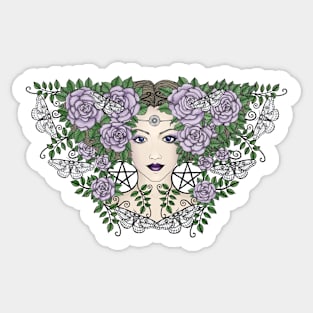 Magic Garden Goddess Sticker